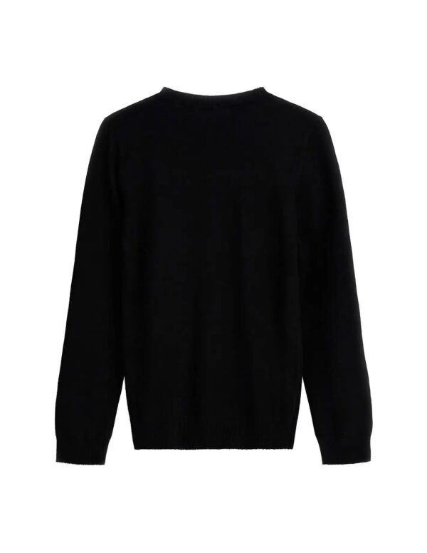 Guess Pull logo Maglione Nero Bambini Ragazzi