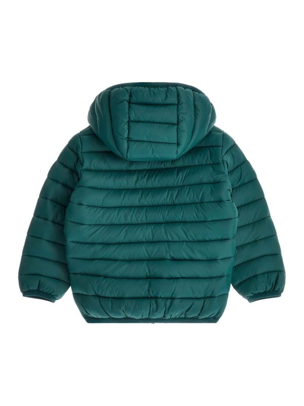Guess Piumino Con Cappuccio Verde  Bambini