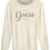 Guess Girls Maglione Girocollo Total White Bambina