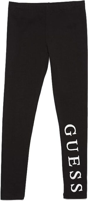 Guess Logo Leggings, Jet Black