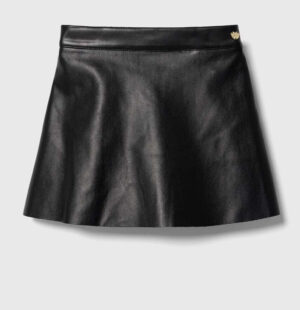 Guess Gonna Midi In Pelle Nera Bambine Ragazze