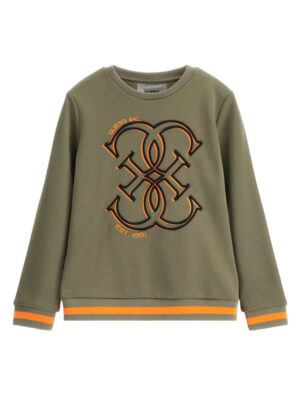 Guess Felpa verde militare bambino