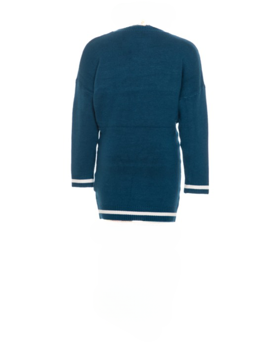 Guess Girls Maglione Girocollo Verde Bambina