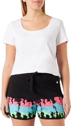 Champion Legacy Color Ground C-Logo Bermuda Nero Donna