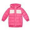 Guess Kids Hooded Ls Padded Bomberino Rosa Bambina