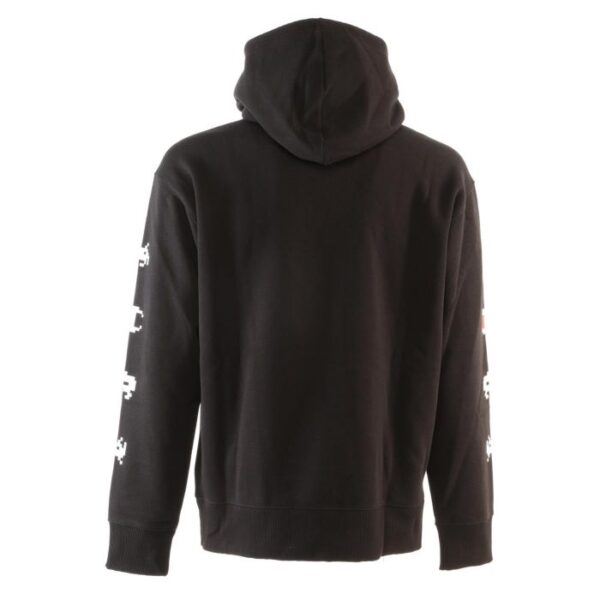 Champion X Space Invaders Felpa con Cappuccio Nera Uomo
