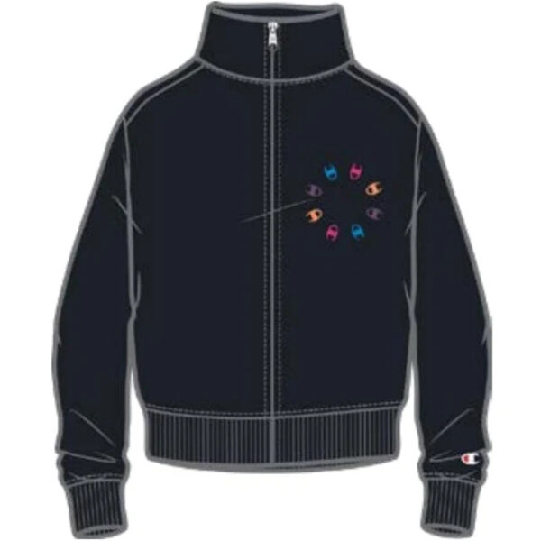 Champion Jr  Felpa Chiusura Zip Nera bambino