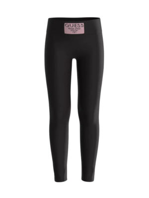 Guess Girls Leggings Neri Bambine Ragazze