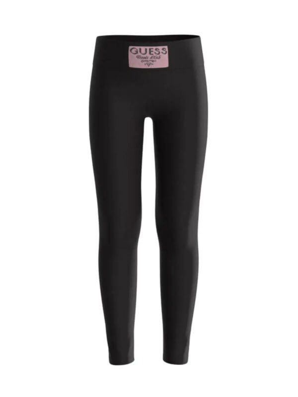 Guess Girls Leggings Neri Bambine Ragazze