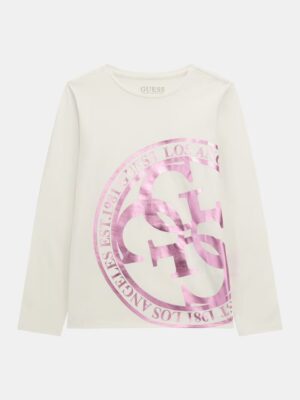 Guess Kids 4G logo T-shirt Bianca Bambina