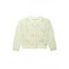 Guess Kid Cardigan Bianco Oro Bambina