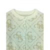 Guess Kid Cardigan Bianco Oro Bambina