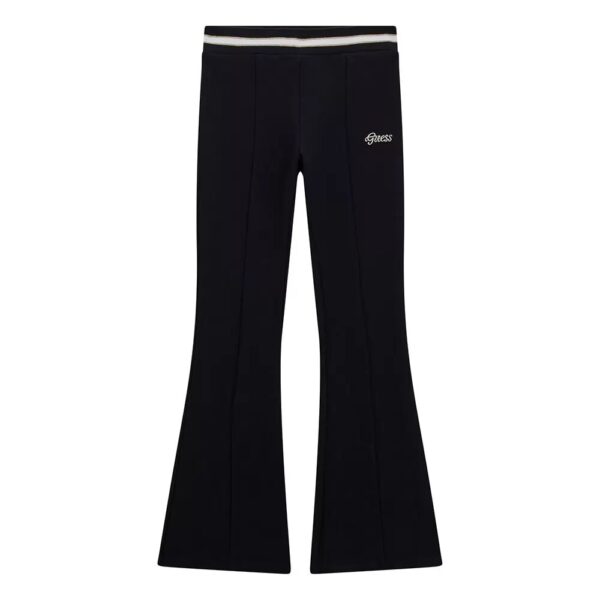Guess Girls Leggings a Zampa Neri Bambine Ragazze