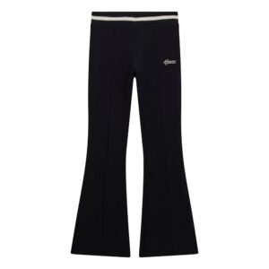 Guess Girls Leggings a Zampa Neri Bambine Ragazze
