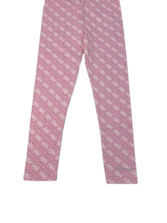 Guess Kids Long Leggings Rosa Bambina