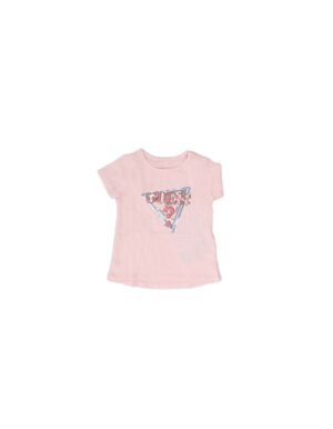 Guess T-shirt Manica Corta Rosa Bambina