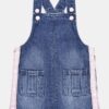 Guess Kids Salopette Gonna Blu denim Bambina
