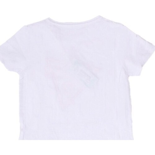 Guess  Kids T-shirt logo pailette Bianca Bambina