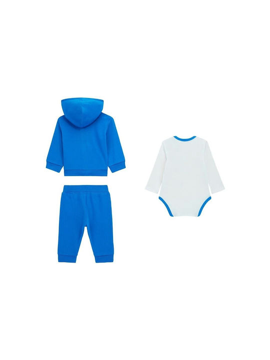 Guess Baby Completo Tuta  Blu Bianco Bambino