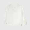 Guess Felpa Girocollo Bianca Con Logo Centrale Bambina
