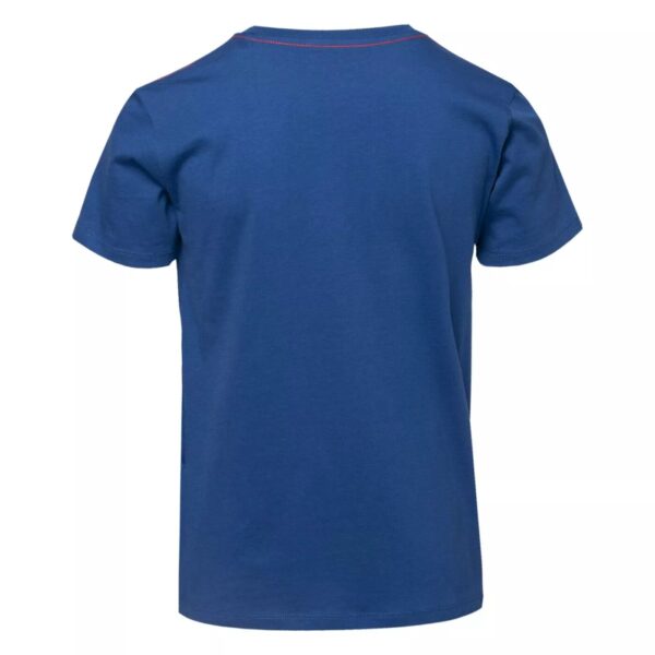 Guess Ss T-shirt Con Stampa Centrale Blu Bambino