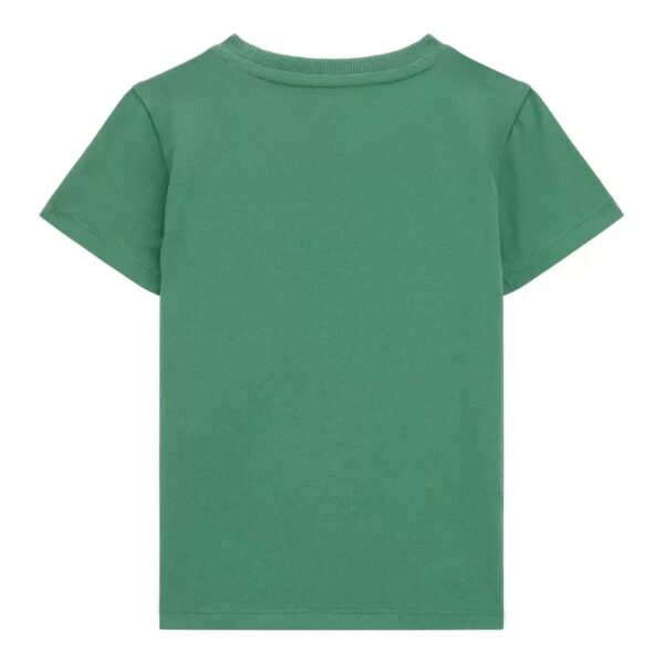Guess Kid T-shirt Con Stampa Verde Bambino