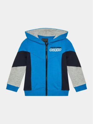 Champion  Felpa Con Cappuccio Blu  Bambino