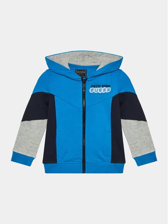 Champion  Felpa Con Cappuccio Blu  Bambino