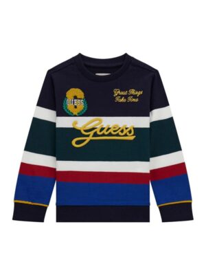 Guess Kids Felpa Girocollo Multicolore Bambino
