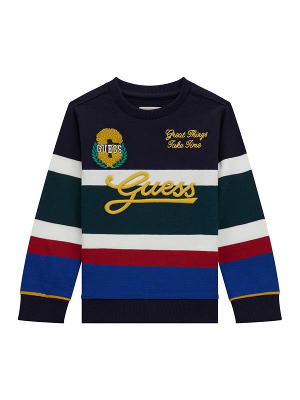 Guess Kids Felpa Girocollo Multicolore Bambino