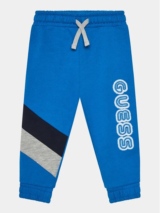 Guess Kid Pantaloni Di Tuta Blu  Bambino