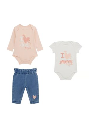 Guess Completo 3 pezzi Multicolore bambina