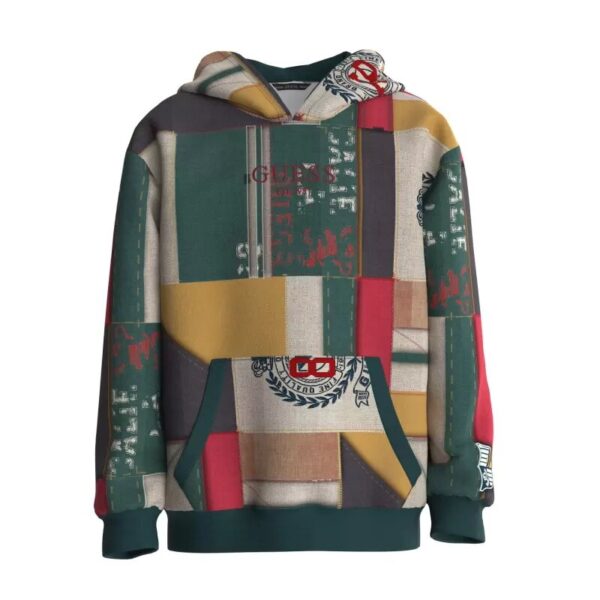 Guess Felpa Con Cappuccio Multicolore Bambino