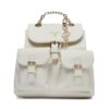Guess Zaino Cargo In pelle Bianco Oro
