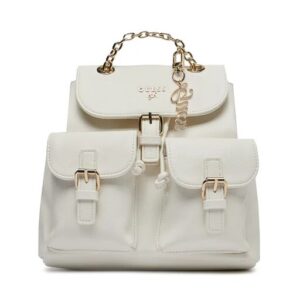 Guess Zaino Cargo In pelle Bianco Oro