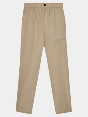 Guess Pantalone tessuto tecnico Beige Bambino