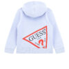 Guess Zip Up Hopded Active Top Felpa Con Cappuccio Azzurra Bambino