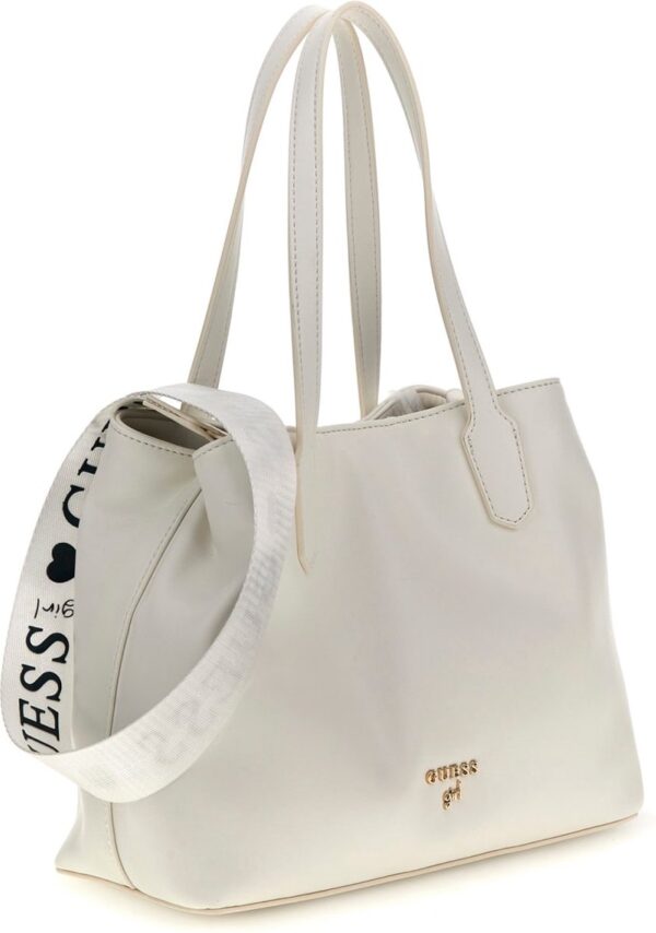 Guess Borsa a tracolla con logo Bianca