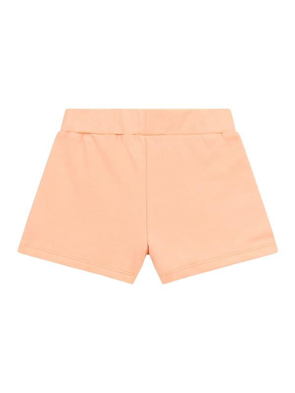 Guess Kids Shorts active logo ricamato Rosa Pesca Bambina