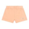 Guess Kids Shorts active logo ricamato Rosa Pesca Bambina