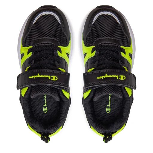 Champion Ramp Up B Ps Scarpe da Ginnastica Nere Giallo Fluo Bambino