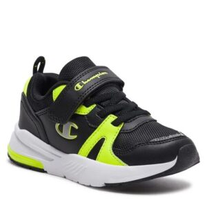 Champion Ramp Up B Ps Scarpe da Ginnastica Nere Giallo Fluo Bambino