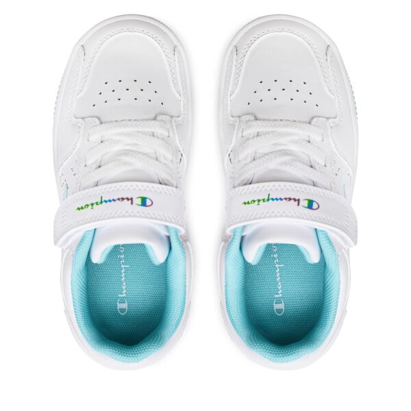 Champion Sneakersy Rebound Platform Abstract g Ps Bianche Blu Bambina