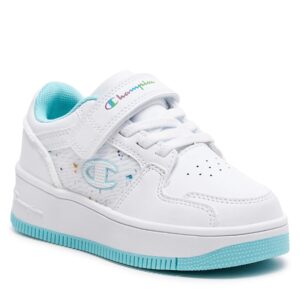 Champion Sneakersy Rebound Platform Abstract g Ps Bianche Blu Bambina