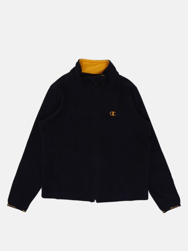 Champion Full Zipper Top Felpa Blu Bambino