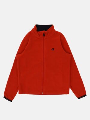 Champion Full Zipper Top Zip  Felpa Rossa Bambino