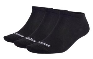 Adidas Calzini Thin Linear Low-Cut 3 Pp Calzini Neri Unisex