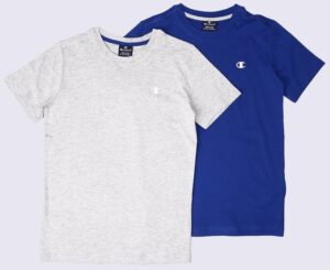 Champion  Legacy Basics Crew 2pack T-shirt Grigia Blu Bambini