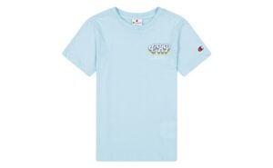 Champion Crewneck Kids T-Shirt Azzurra Bambino