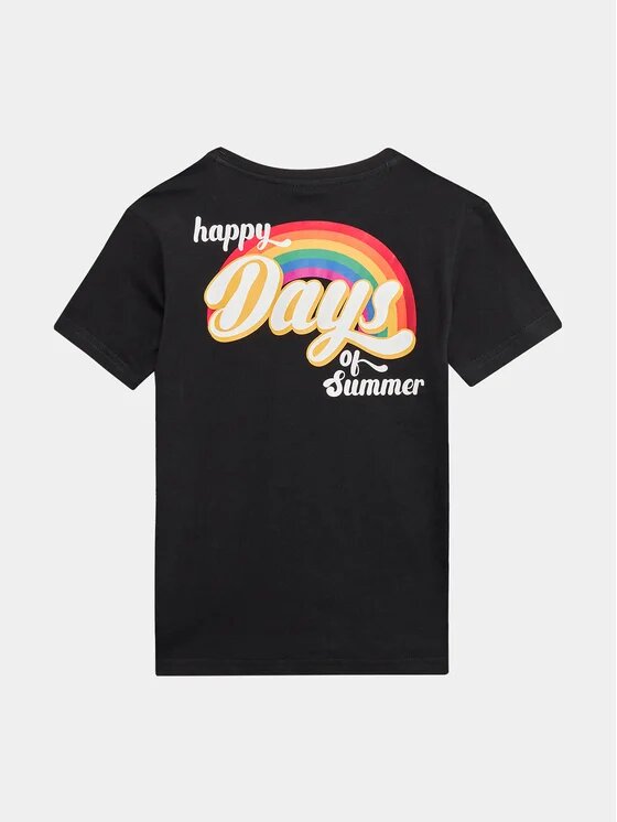 Champion Crewneck Kids T-Shirt Nera Bambino